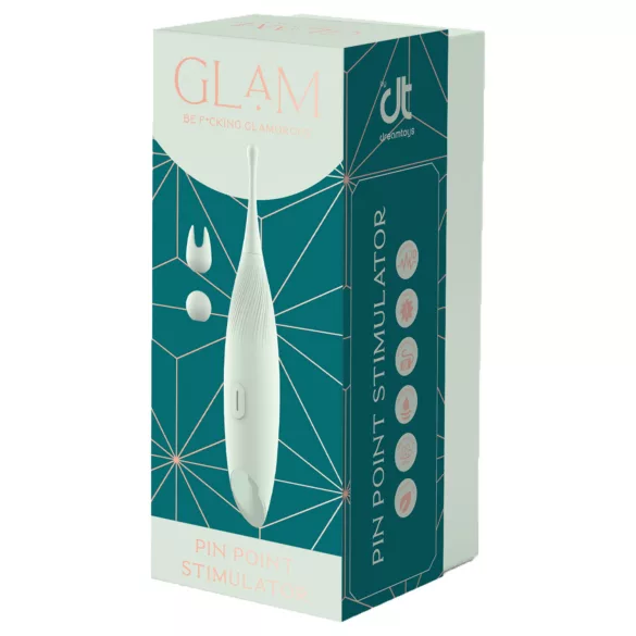 Glam - punktformad klitorisvibrator (grön)