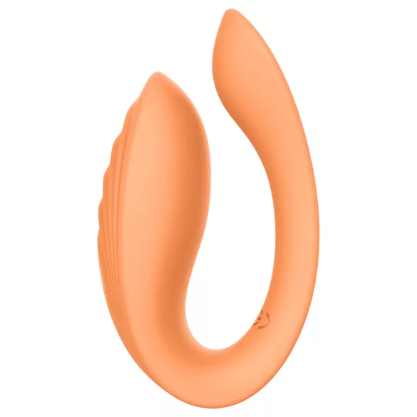 Glam - parvibrator med fjärrkontroll - uppladdningsbar - orange