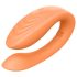 Glam - laddbar parvibrator med fjärrkontroll (orange)
