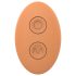 Glam - laddbar parvibrator med fjärrkontroll (orange)
