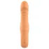 Glam - böjlig räfflad vibrator (persikofärgad)