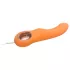 Glam - böjlig räfflad vibrator (persikofärgad)