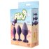 Flirts analträningkit - analplugg set (3 st) - lila