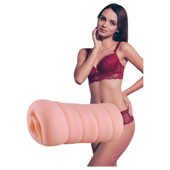 Grannflickan Megan - naturtrogen intimleksak (hudfärgad)