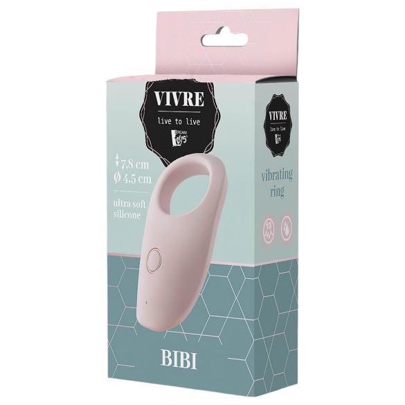 Vivre Bibi - vibrerande penisring - uppladdningsbar - rosa