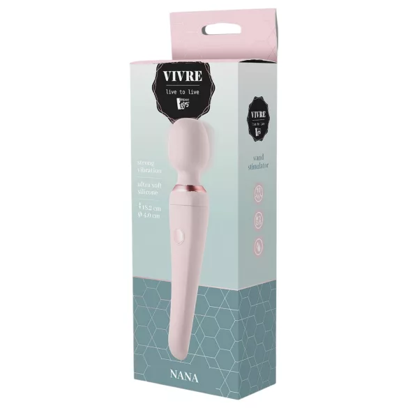 Vivre Nana - uppladdningsbar vibrator massager - rosa
