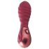 Dinky Jody F. Mini - uppladdningsbar, räfflad minivibrator (röd)