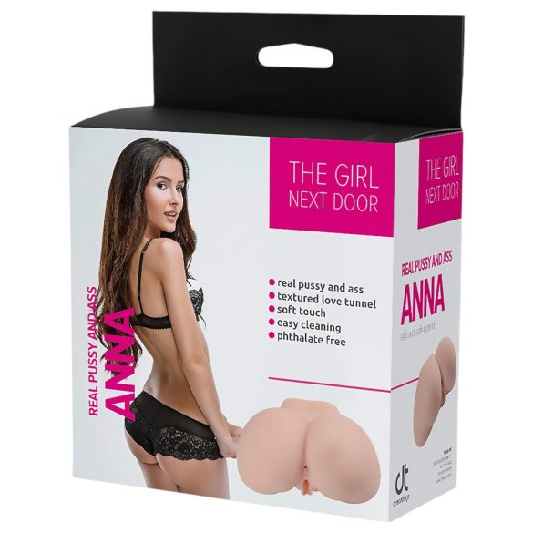 The Girl Next Door Anna - realistisk torsomasturbator - hudfärgad