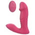 Dreamtoys - fjärrstyrd bärbar vibrator med stötfunktion - rosa