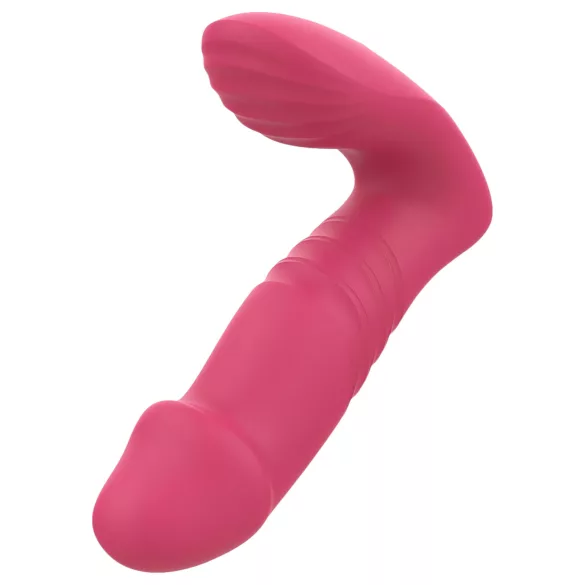 Dreamtoys - fjärrstyrd bärbar vibrator med stötfunktion - rosa