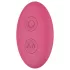 Dreamtoys - fjärrstyrd bärbar vibrator med stötfunktion - rosa