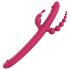 Dreamtoys - vibrator med fjärrkontroll - 4 armar - uppladdningsbar - rosa