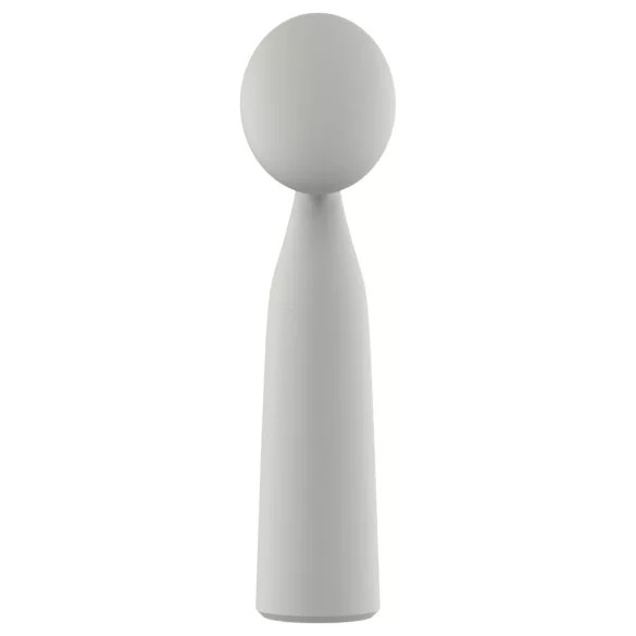 Nude Luna - minivibrator wand - uppladdningsbar - grå