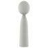 Nude Luna - uppladdningsbar mini-wand vibrator (grå)