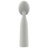 Nude Luna - uppladdningsbar mini-wand vibrator (grå)