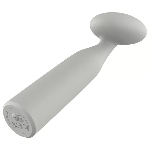 Nude Luna - minivibrator wand - uppladdningsbar - grå