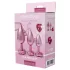 Dreamtoys Gleaming Love - hjärtformad analpluggset (rosa)