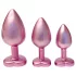 Dreamtoys Gleaming Love - hjärtformad analpluggset (rosa)