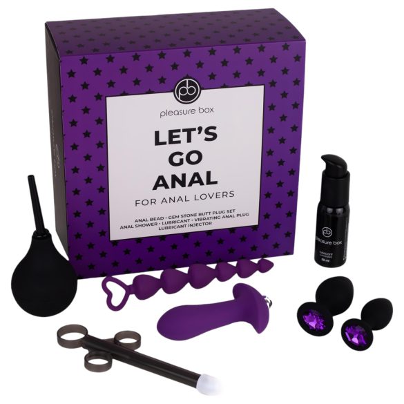 Pleasure Box Let's Go Anal - Komplett analset - 7 delar