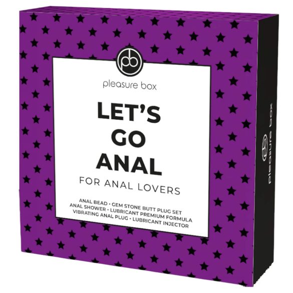 Pleasure Box Let's Go Anal - Komplett analset - 7 delar