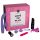 Pleasure Box Love to Play - 6-delad vibrator set (rosa-lila)
