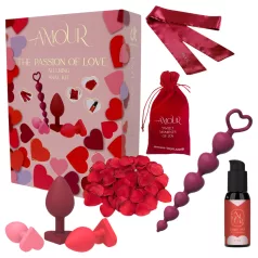 Dreamtoys Amour - analträningspresentset (röd)