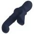 Goddess Iris - pärlbesatt vibrator med klitoriskläpp (blå)