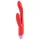 Dreamtoys - Rabbitvibrator med klitorisstimulans - röd