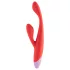 Dreamtoys - Rabbitvibrator med klitorisstimulans - röd