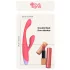 Dreamtoys - Rabbitvibrator med klitorisstimulans - röd