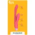 Dreamtoys - Rabbitvibrator med klitorisstimulans - röd