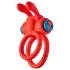 Dreamtoys Love Signal - vibrerande penisring (röd)