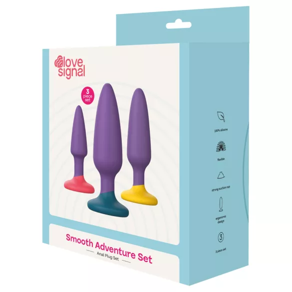 Dreamtoys Love Signal - analpluggsset (lila)
