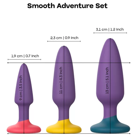 Dreamtoys Love Signal - analpluggsset (lila)
