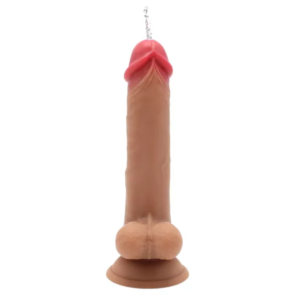 Kiotos Cox Power - vibrerande sprutande dildo med fjärrkontroll (natur)