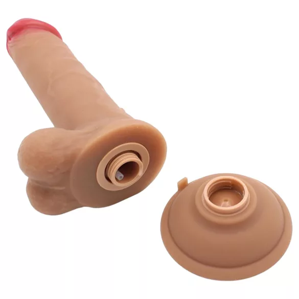 Kiotos Cox Power - vibrerande sprutande dildo med fjärrkontroll (natur)