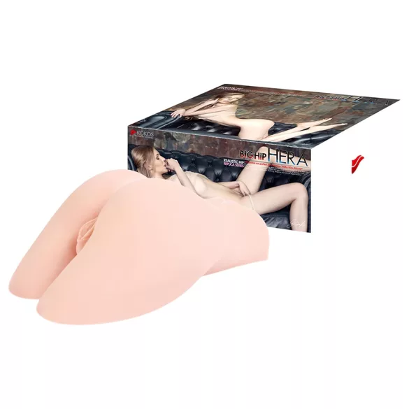 Kokos Hera Big Hip - realistisk torsomasturbator (naturell)