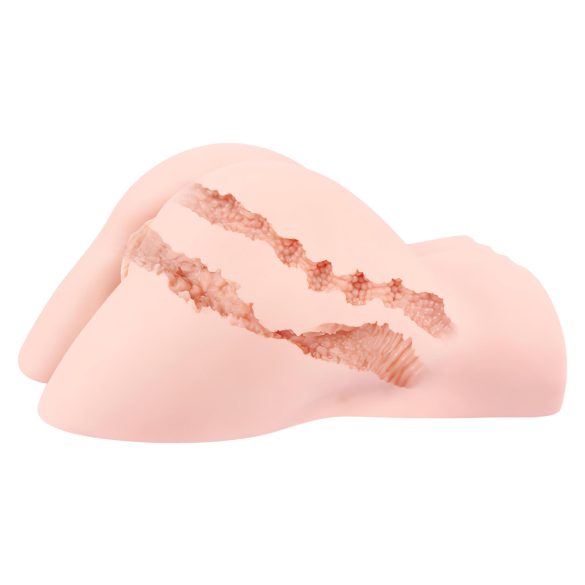 Kokos Hera - realistisk masturbator torso vagina och anal - naturfärg