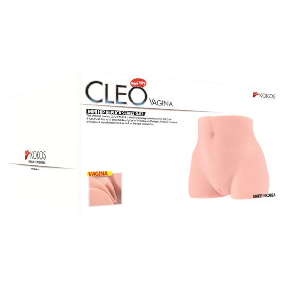 Kokos Cleo - realistisk sexdocka torso - vagin - naturfärg