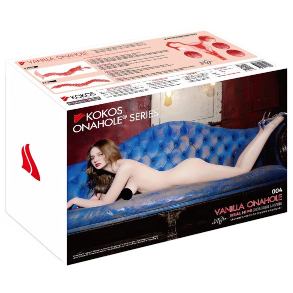 Kokos 004 - realistisk torsomasturbator - naturfärg