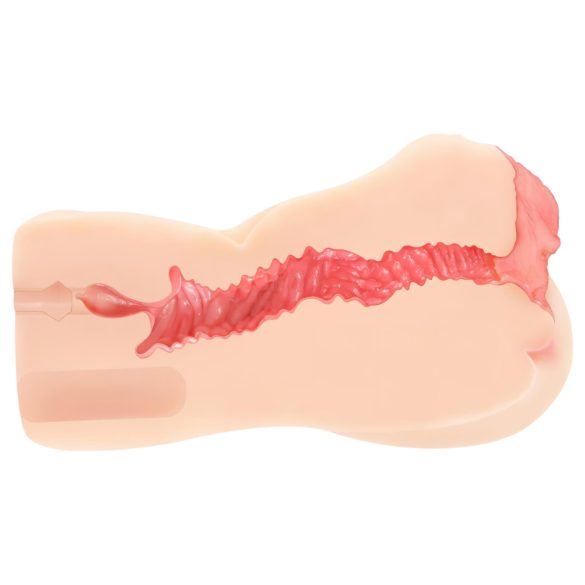 Kokos Onahole 004 - dubbel lager masturbator - naturfärgad