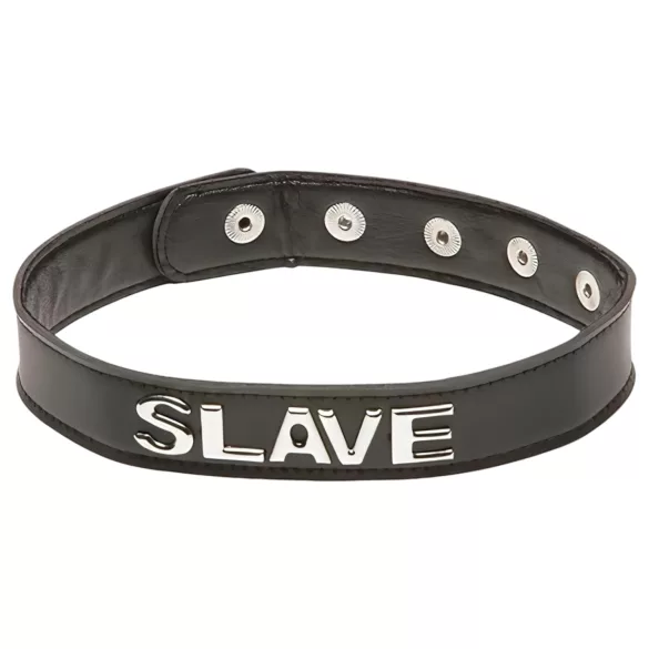 X-Play Slave - halsband för slav - justerbar - svart