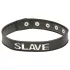 X-Play Slave - halsband för slav - justerbar - svart