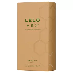 LELO Hex Organic - kondomer - extra tunn latex - 12 st