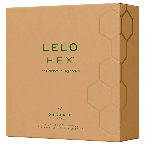 LELO Hex Organic - kondom - ekologisk latex - 36 st