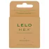 LELO Hex Organic - kondom - ekologisk latex - 3 st