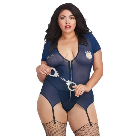 Dreamgirls Plus Size - polisuniform (blå)