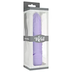   Classic Get Real - dildo vibrator - realistisk känsla - silikon lila