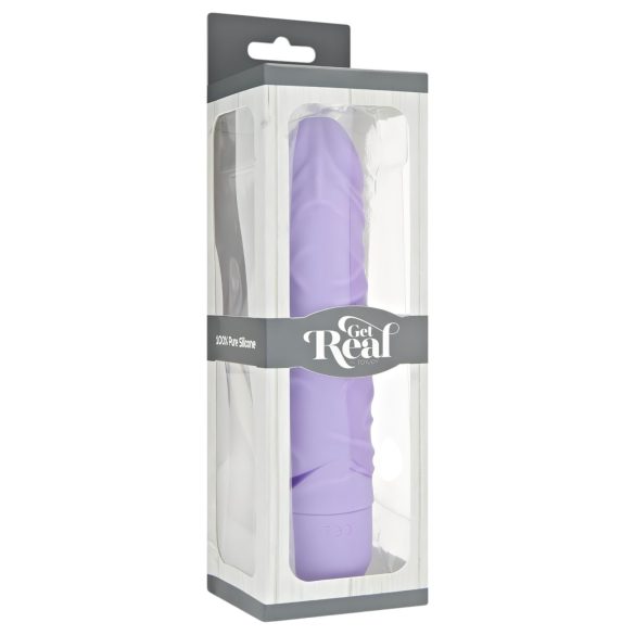 Classic Get Real - realistisk silikonvibrator (lila)