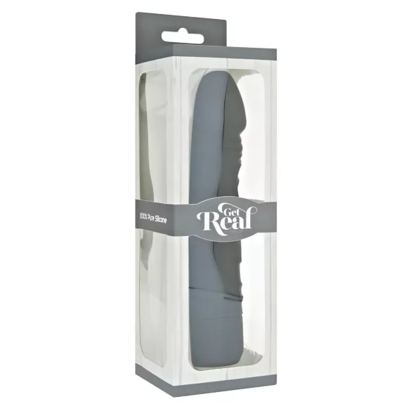 Classic Get Real - realistisk dildo vibrator - silikon - svart